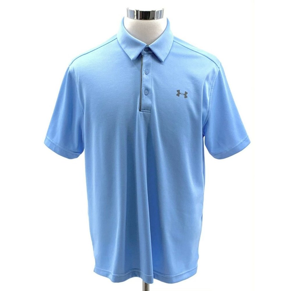 UNDER ARMOUR HEAT GEAR Men's Polo Golf Shirt Sz XL